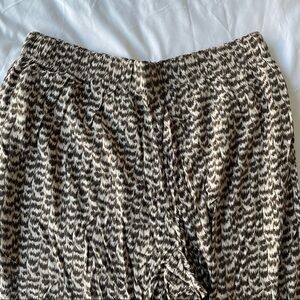 Printed Crop Pants Gaucho Style